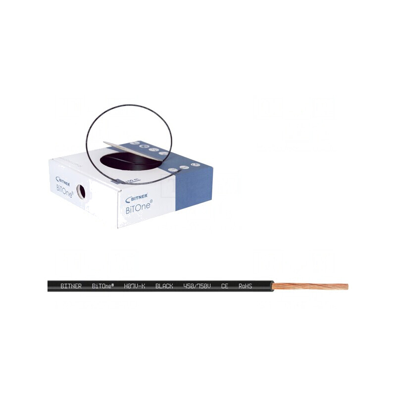Cablu BiTOne H07V-K Cu 6mm2 PVC Negru 100m | Electronic-mag.ro | Componente Electronice Cablu BiTOne H07V-K Cu 6mm2 PVC Negru 100m | Electronic-mag.ro | Componente Electronice