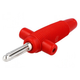 Mufă Banană 4mm 30A Roșie 60VDC | Electronic-mag.ro | Componente Electronice