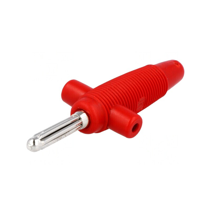 Mufă Banană 4mm 30A Roșie 60VDC | Electronic-mag.ro | Componente Electronice