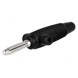 Mufă Banană 4mm 30A Neagră | Electronic-mag.ro | Componente Electronice
