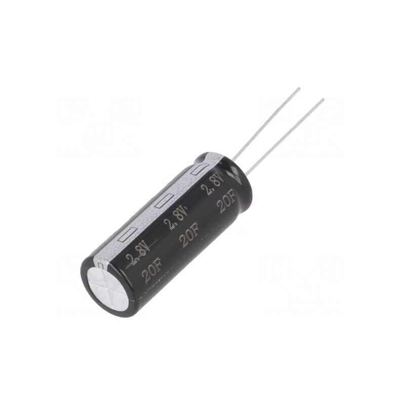 Supercondensator THT 20F 2.8V 12.5x34mm | Electronic-mag.ro | Componente Electronice