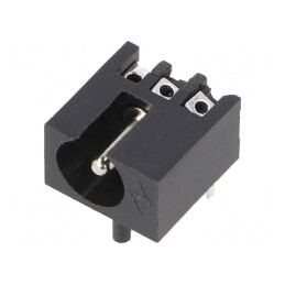 Conector Alimentare DC Tată 5,5/2,1mm THT | Electronic-mag.ro | Componente Electronice