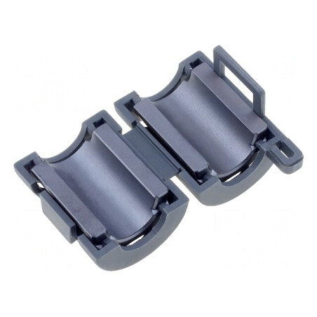 Ferită pentru cablu rotund 22mm x 18mm x 7mm | Electronic-mag.ro | Componente Electronice