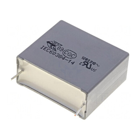 Condensator cu Polipropilenă 2,2uF THT 32x14x28mm ±10% | Electronic-mag.ro | Componente Electronice