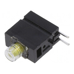 LED Galben 3.9mm 20mA 60° 10-20mcd | Electronic-mag.ro | Componente Electronice