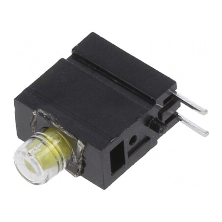 LED Galben 3.9mm 20mA 60° 10-20mcd | Electronic-mag.ro | Componente Electronice