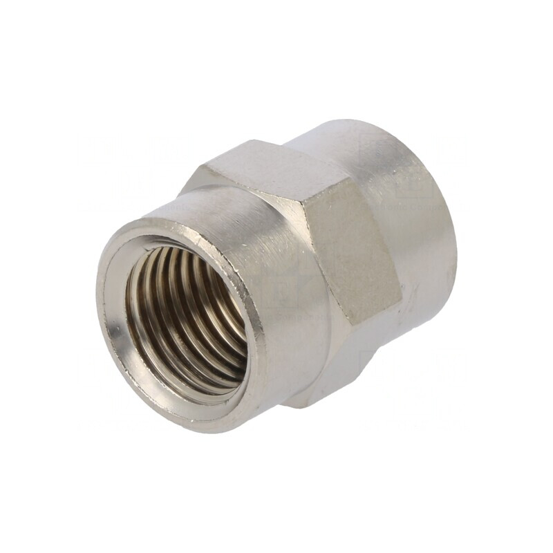 Manşon Simplu Alamă Nichelată G 1/4 300°C | Electronic-mag.ro | Componente Electronice