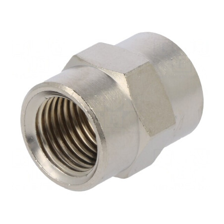 Manşon Simplu Alamă Nichelată G 1/4 300°C | Electronic-mag.ro | Componente Electronice