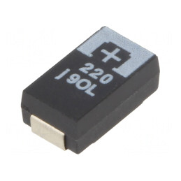 Condensator Tantal-Polimer 220uF 6,3V SMD | Electronic-mag.ro | Componente Electronice