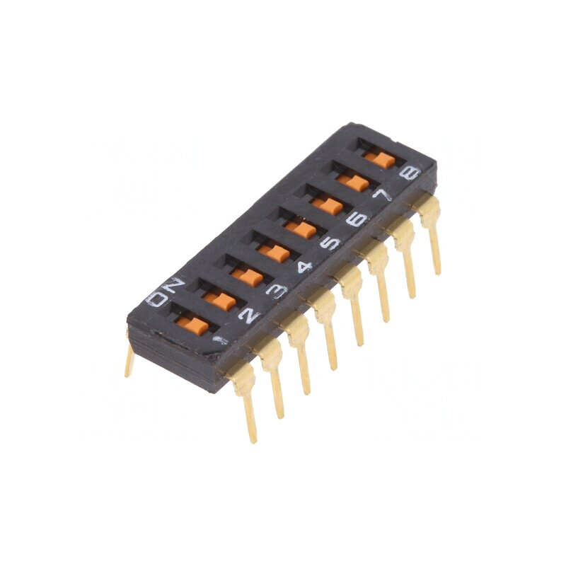 Comutator DIP-SWITCH 8 Secțiuni ON-OFF 24VDC | Electronic-mag.ro | Componente Electronice Comutator DIP-SWITCH 8 Secțiuni ON-OFF 24VDC | Electronic-mag.ro | Componente Electronice