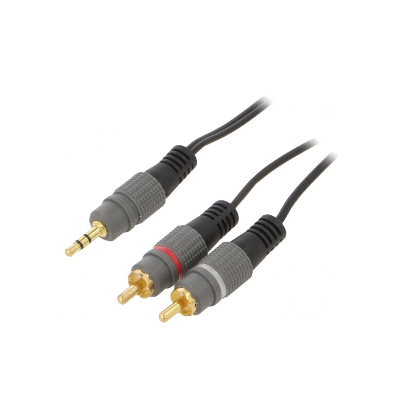 Cablu Audio Jack 3,5mm la RCA Aurit 1,5m | Electronic-mag.ro | Componente Electronice Cablu Audio Jack 3,5mm la RCA Aurit 1,5m | Electronic-mag.ro | Componente Electronice
