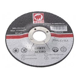 Disc de tăiere metal/oțel 115mm 22mm 3mm | Electronic-mag.ro | Componente Electronice