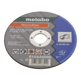 Disc de Tăiere Oțel 125mm 22,2mm 2,5mm | Electronic-mag.ro | Componente Electronice