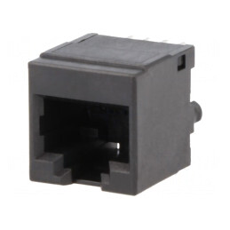 Soclu RJ45 8P8C PCB THT | Electronic-mag.ro | Componente Electronice