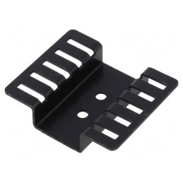 Radiator Extrudat Negru TO220 37.3x44.5x9.7mm | Electronic-mag.ro | Componente Electronice