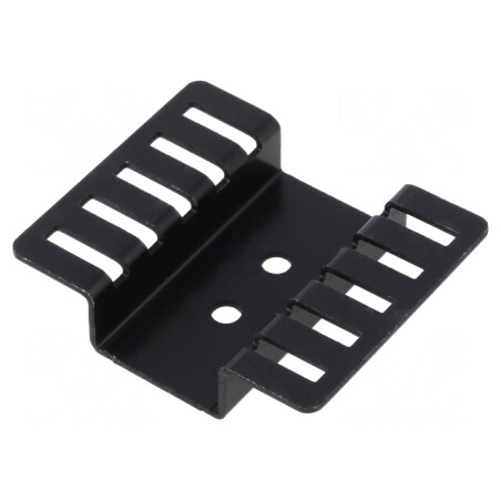 Radiator Extrudat Negru TO220 37.3x44.5x9.7mm | Electronic-mag.ro | Componente Electronice