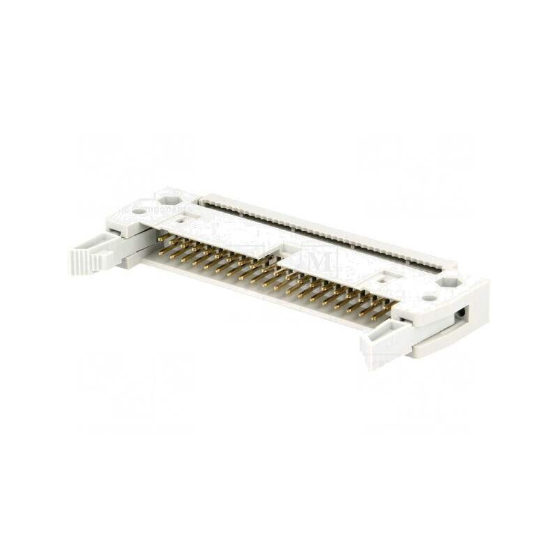 Mufă IDC tată 40 PIN cu ejector pentru cablu-bandă 1,27mm | Electronic-mag.ro | Componente Electronice