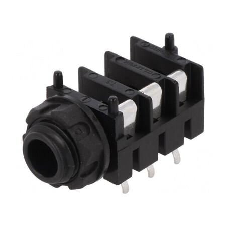 Soclu Jack 6.3mm Mamă Stereo cu Întrerupător Triplu | Electronic-mag.ro | Componente Electronice