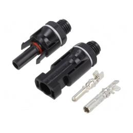 Conector Solar Tată-Mamă 2.5-6mm² 1kV | Electronic-mag.ro | Componente Electronice