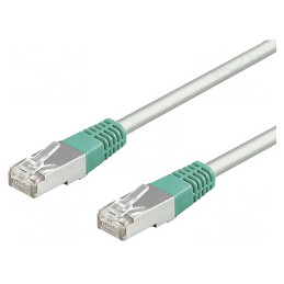 Cablul Patch Cord F/UTP 5e Gri 2m Ecranat | Electronic-mag.ro | Componente Electronice