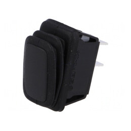 Comutator Basculant ON-OFF 16A 250V Negru IP65 | Electronic-mag.ro | Componente Electronice