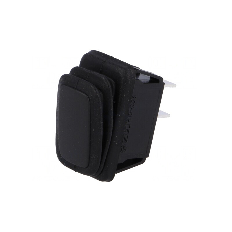 Comutator Basculant ON-OFF 16A 250V Negru IP65 | Electronic-mag.ro | Componente Electronice