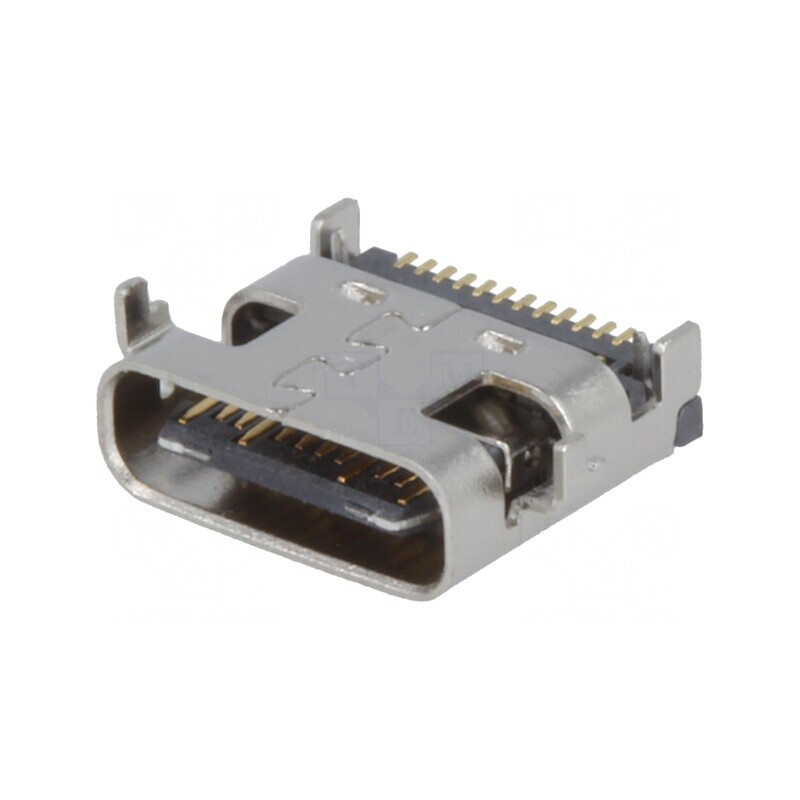 Soclu USB C în unghi 90° USB 3.1 SMT | Electronic-mag.ro | Componente Electronice