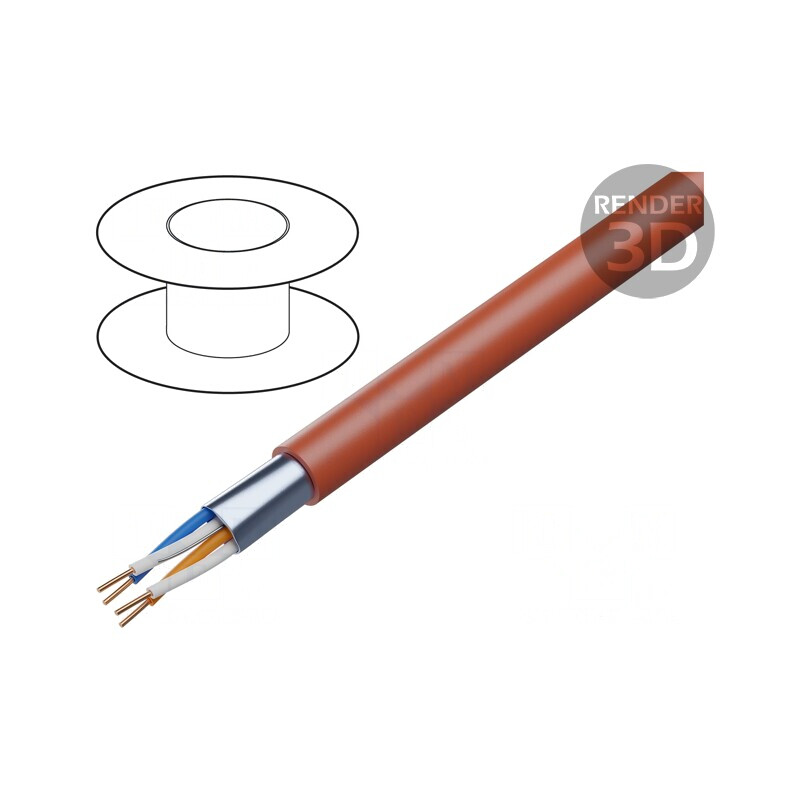 Cablu de Control PVC 2x2x1mm 150V | Electronic-mag.ro | Componente Electronice