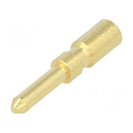 Pin tată aurit 2mm crimpat cablu 0,75-2,5mm2 | Electronic-mag.ro | Componente Electronice