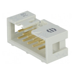 Soclu IDC Tată 10 PIN 1,27mm THT | Electronic-mag.ro | Componente Electronice