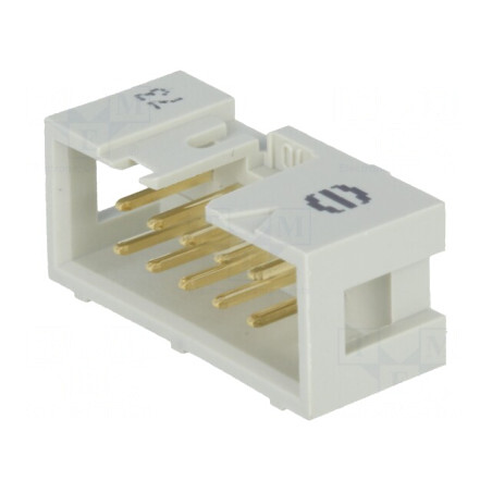 Soclu IDC Tată 10 PIN 1,27mm THT | Electronic-mag.ro | Componente Electronice