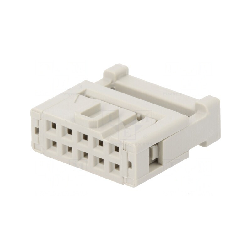 Mufă IDC Mamă 10 Pin pentru Cablu-Bandă 1,27mm 2,54mm | Electronic-mag.ro | Componente Electronice Mufă IDC Mamă 10 Pin pentru Cablu-Bandă 1,27mm 2,54mm | Electronic-mag.ro | Componente Electronice