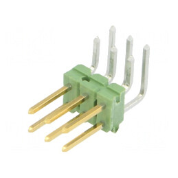 Conector pini 6 pini unghi 90° 2,54mm | Electronic-mag.ro | Componente Electronice