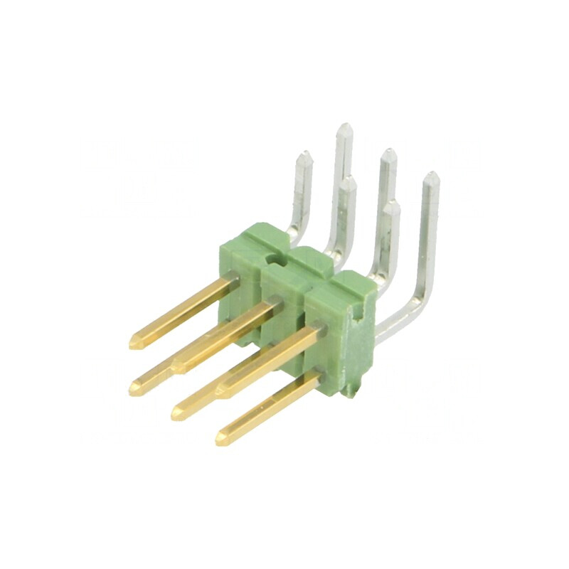 Conector pini 6 pini unghi 90° 2,54mm | Electronic-mag.ro | Componente Electronice