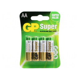 Baterii alcaline AA 1,5V pachet 4 bucăți | Electronic-mag.ro | Componente Electronice