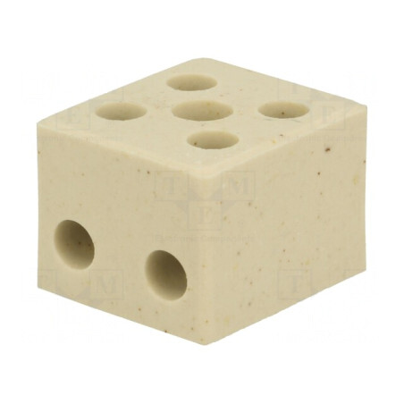 Regletă Conexiuni Terminale cu Șurub 4mm2 450V 2 Piste | Electronic-mag.ro | Componente Electronice