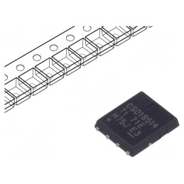 N-MOSFET Tranzistor 40V 50A 74W 5x6mm
