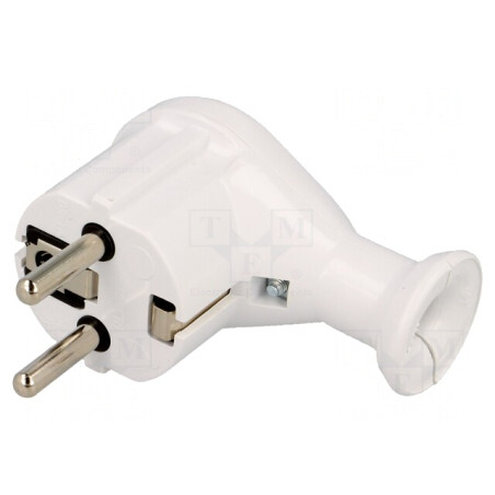 Mufă Alimentare AC 230V 16A Albă | Electronic-mag.ro | Componente Electronice