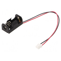 Suport Baterie 1/2AA 1/2R6 CR2 3pin cu Cabluri 150mm | Electronic-mag.ro | Componente Electronice