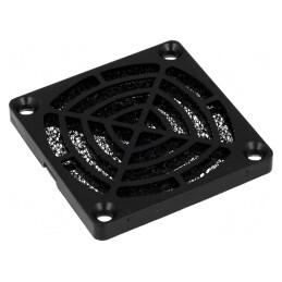 Protecție plastic 60x60mm cu clichet și filtru 30ppi | Electronic-mag.ro | Componente Electronice