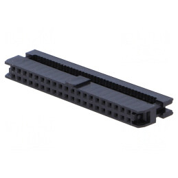 Mufă IDC mamă 40 PIN pentru cablu-bandă 1mm aurită | Electronic-mag.ro | Componente Electronice