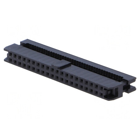 Mufă IDC mamă 40 PIN pentru cablu-bandă 1mm aurită | Electronic-mag.ro | Componente Electronice