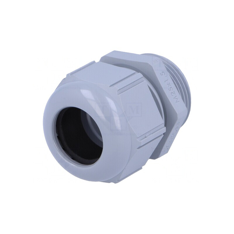 Garnitură Etanșare Poliamidă Gri IP68 M25 1.5 | Electronic-mag.ro | Componente Electronice
