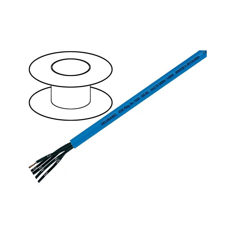 Cablu Electric Albastru 3x1mm2 300V/500V Neecranat Cu Litat | Electronic-mag.ro | Componente Electronice