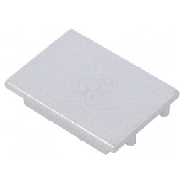 Obturator Argintiu pentru Profil LED 2 Bucăți VARIO30-05 | Electronic-mag.ro | Componente Electronice