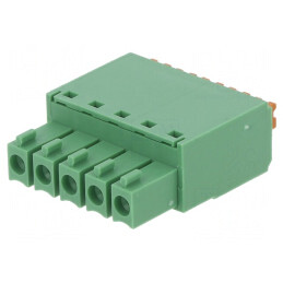 Regletă Conexiuni Deconectabilă 3,5mm 5 Piste Drept Mufă | Electronic-mag.ro | Componente Electronice