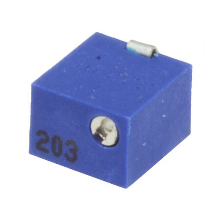 Potențiometru Vertical Multitură 20kΩ 250mW SMD | Electronic-mag.ro | Componente Electronice
