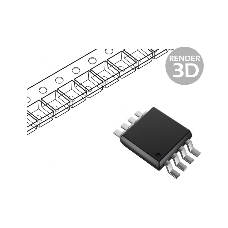 Memorie EEPROM 256kb I2C 32kx8bit 2.5-5.5V 1MHz | Electronic-mag.ro | Componente Electronice