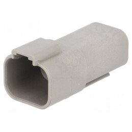 Conector cablu-cablu DT 4-PIN Gri IP68 | Electronic-mag.ro | Componente Electronice