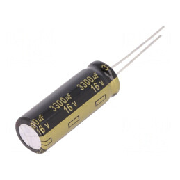 Condensator Electrolitic Low ESR THT 3300uF 16V 12,5x35mm | Electronic-mag.ro | Componente Electronice